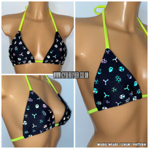 Premade - Reflective Chem bikini top - S