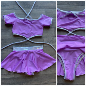 Premade - lilac & silver set - XS