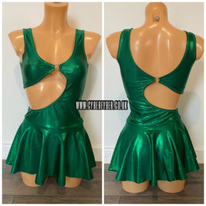 Premade - Havana dress emerald - XS