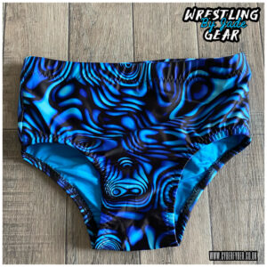 Premade - Trunks blue swirl - S